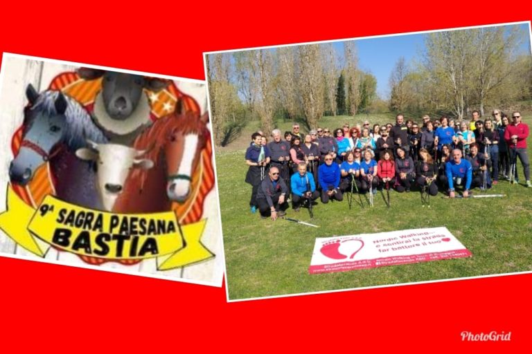 Scopri di più sull'articolo Lunedì 6 maggio 2019 – Nordic walking e non solo alla Sagra Paesana Bastia