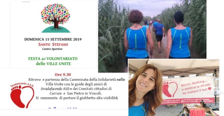 Scopri di più sull'articolo Domenica 15 settembre 2019 – Camminata della Solidarietà facendo nordic walking