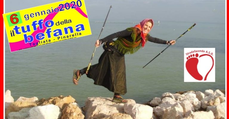 Scopri di più sull'articolo Lunedì 6 gennaio 2020 -Stradafacendo in veste da Befana a Pinarella di Cervia