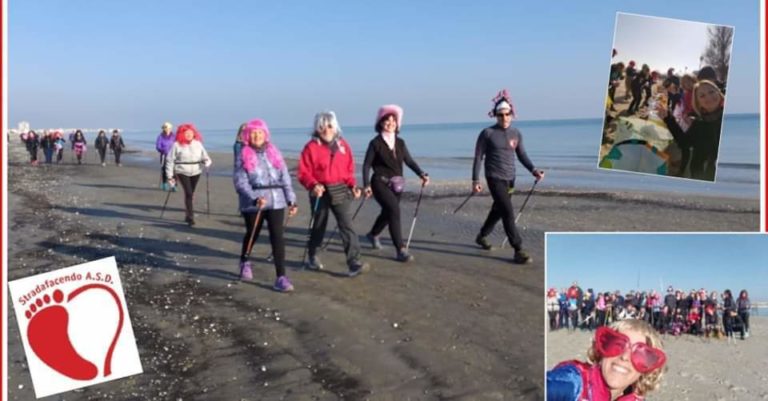 Scopri di più sull'articolo Domenica 9 febbraio 2020 – Carnevalando a Cervia a passo di nordic walking